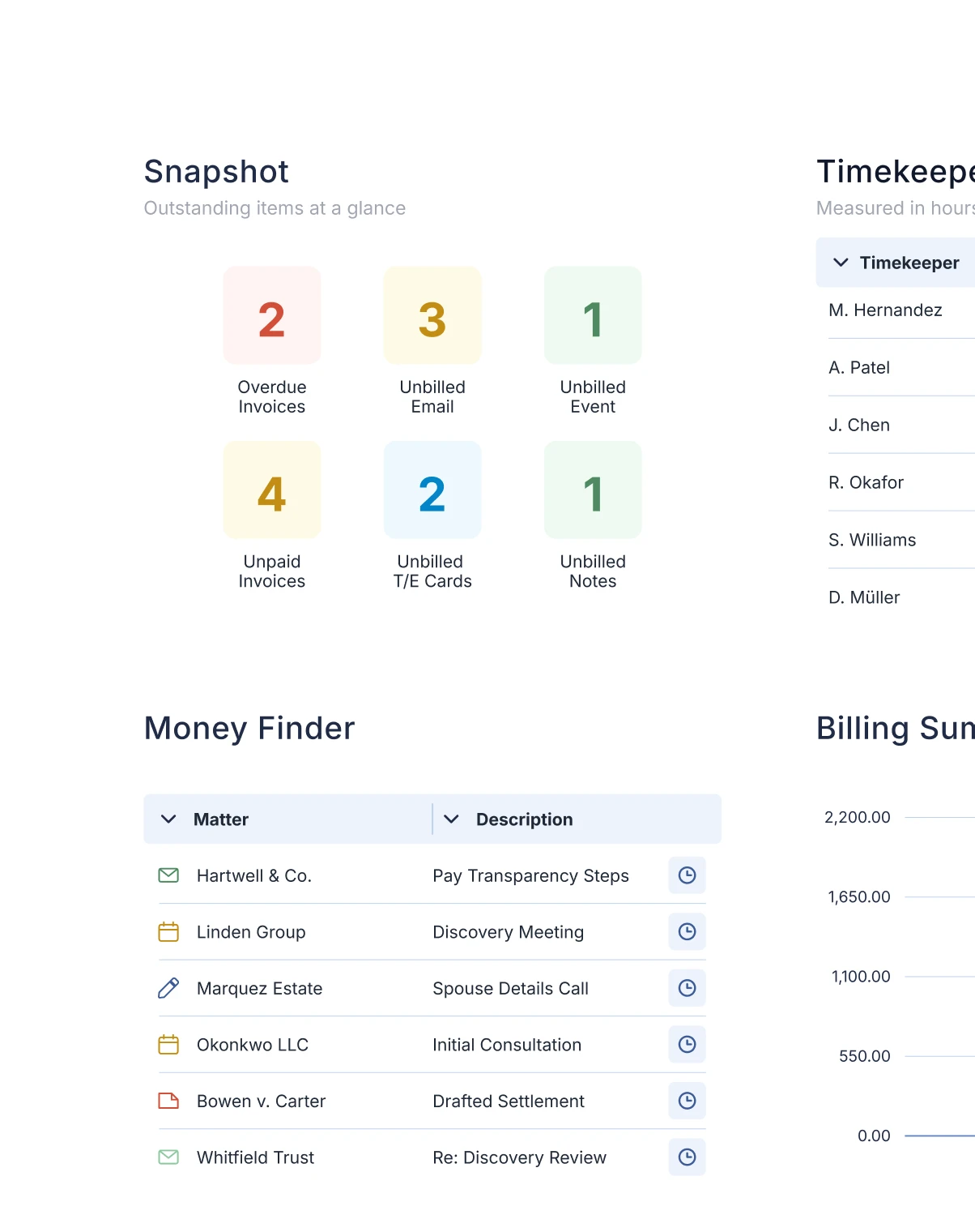 CosmoLex platform interface